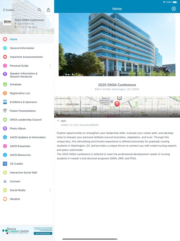 AACN Events iPad screenshot 1 - Business app