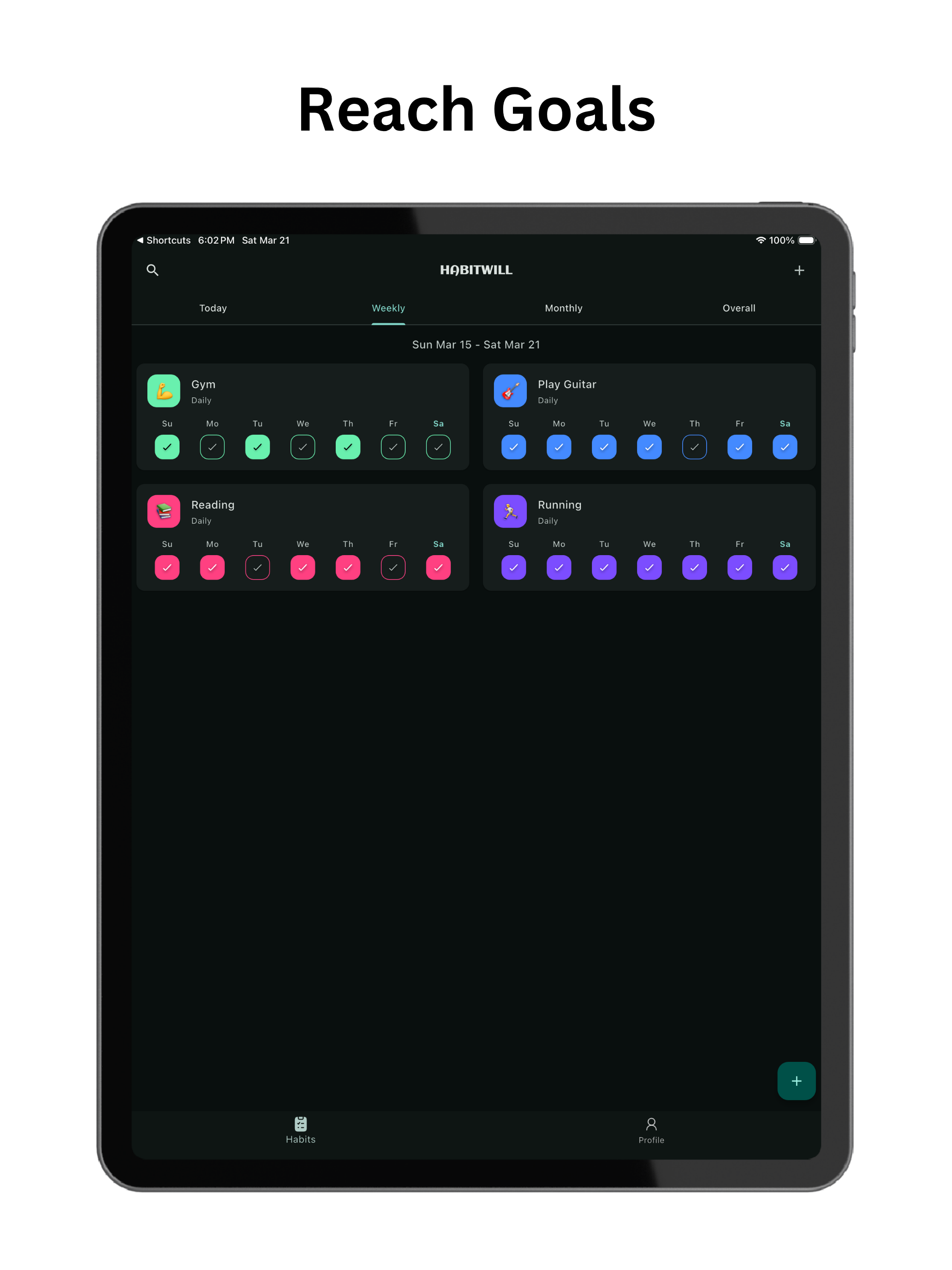 Habit Tracker - Habitwill
