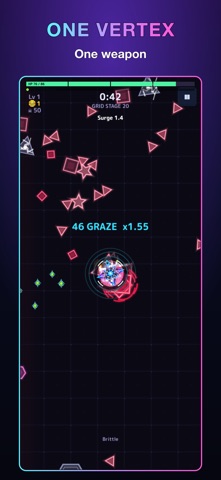 Neon Vertex: Survivor RPG screenshot 1
