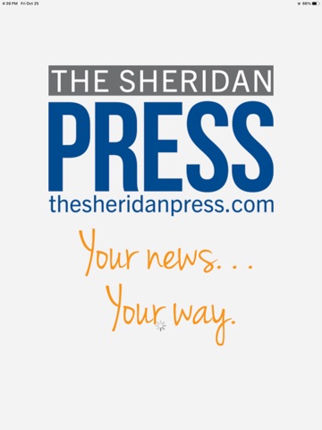 The Sheridan Press iPad screenshot
