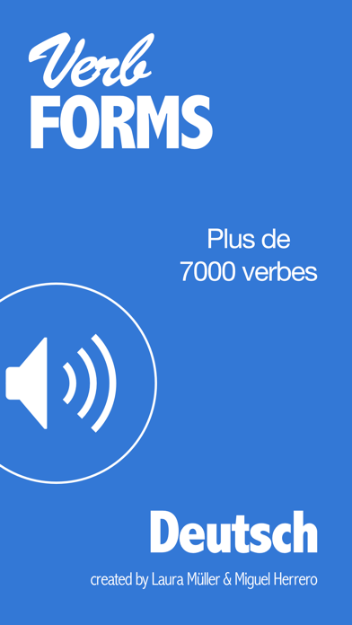 Screenshot #1 pour VerbForms Deutsch