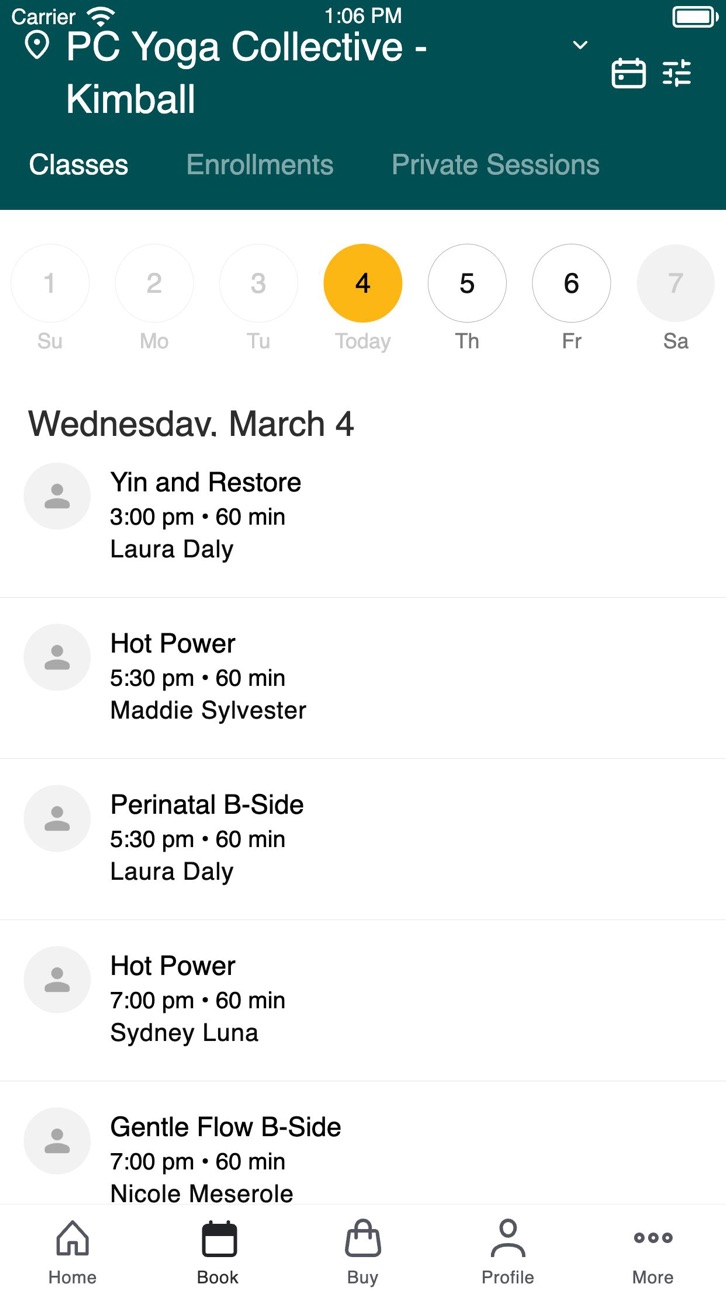 iPhone screenshot