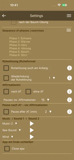 Autogenes Training – AT-Profi screenshot 3