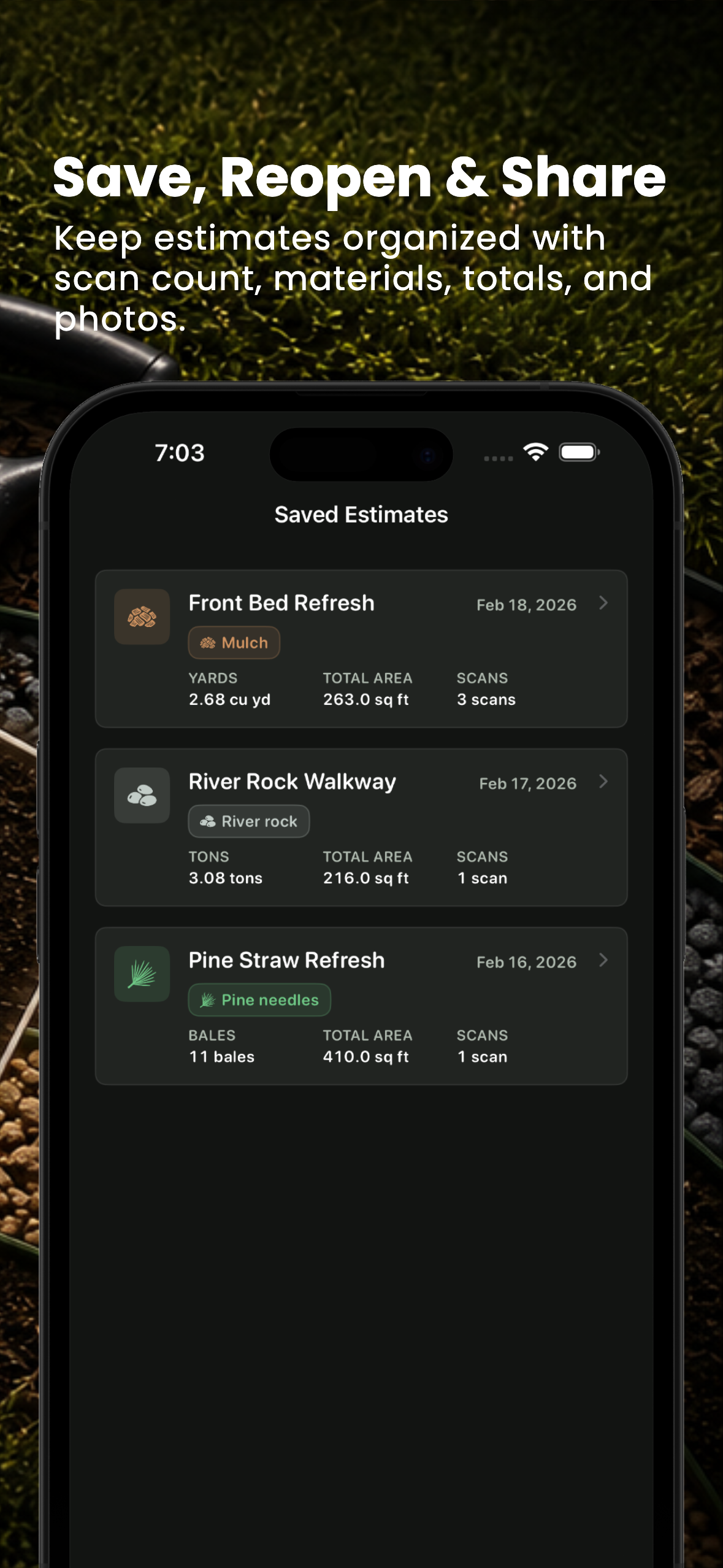 Landscape Yardage Calculator screenshot 5