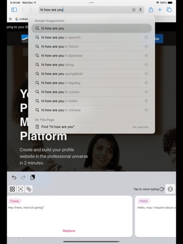 Whisper Flow :AI Voice to Text iPad screenshot