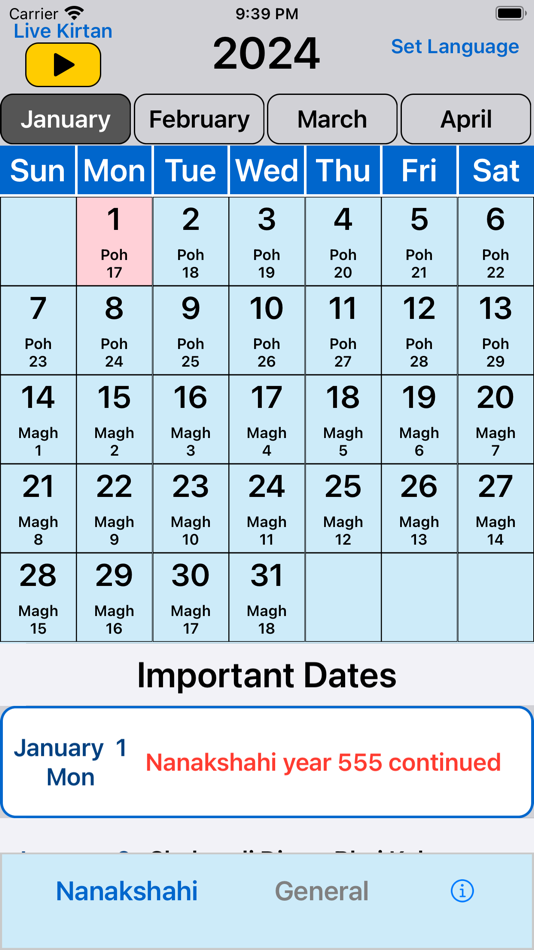 #1. ML Calendar 2025 (iOS) 由: Parminder Singh