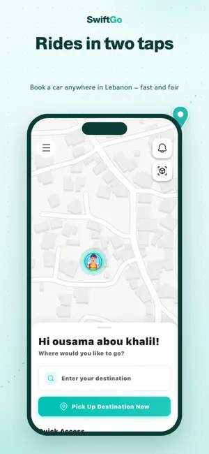 SwiftGo – Request Rides & Food screenshot 3
