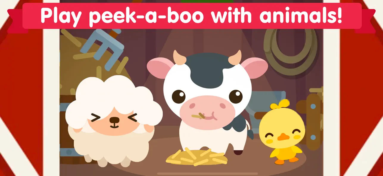 #1. Peekaboo Games: Barn Animals (iOS) De: Amaya Soft MChJ