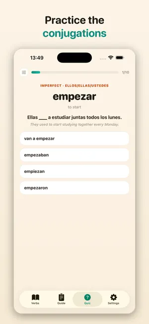 VerboMX: Spanish Verbs screenshot 3