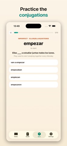 VerboMX: Spanish Verbs Screenshot 3 of 6