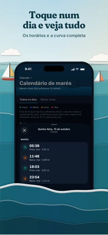 Maré Hoje: Tabela de Marés screenshot 3 of 6