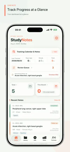 CaseNote screenshot 1