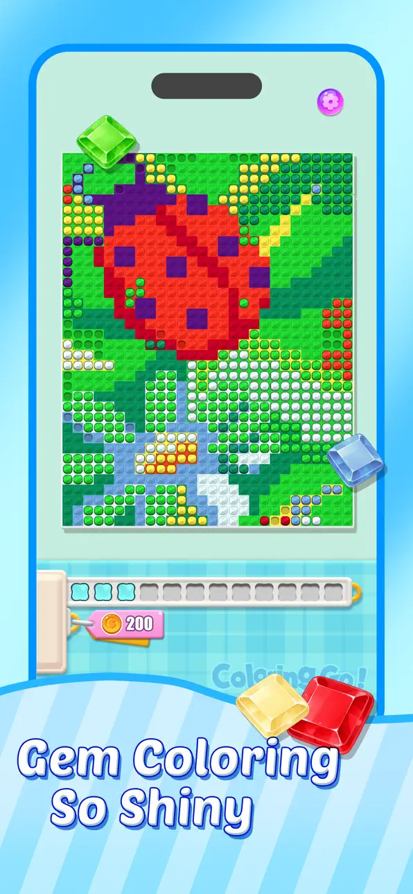 Coloring Go! iOS Mod IPA screenshot 2 - iOS game interface