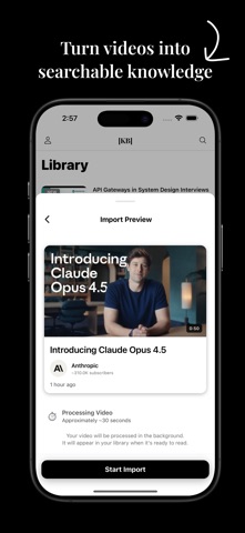 KB: AI For Youtube screenshot