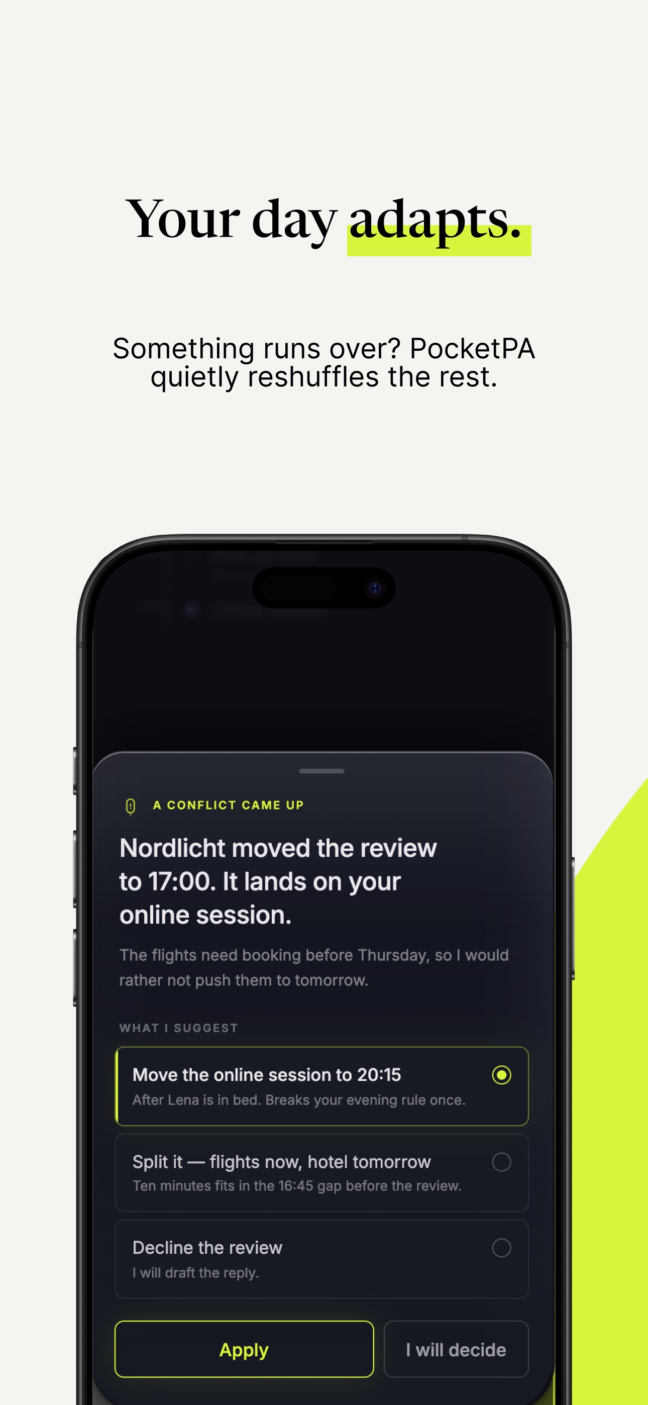 Screenshot 8 of PocketPA: AI Chief of Staff