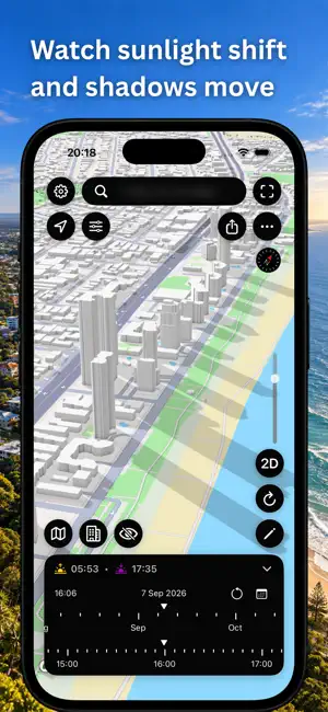 Sun Finder: Sunlight & Shadow screenshot 1