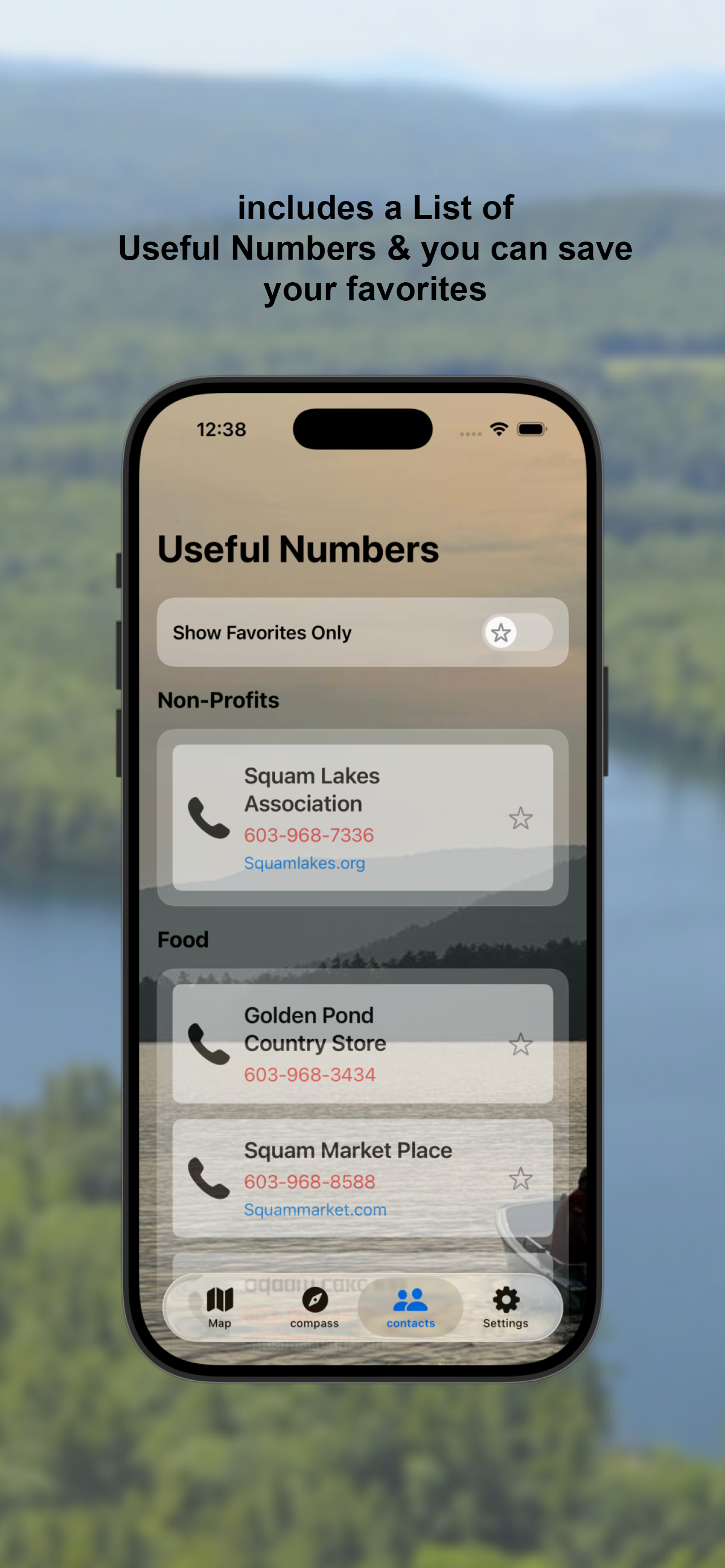 Squam Lake Map screenshot 4