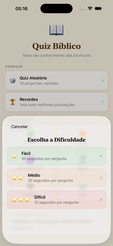Perguntas sobre a Bíblia iPhone screenshot