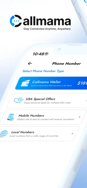Callmama: Numbers, Calls & SMS screenshot 1