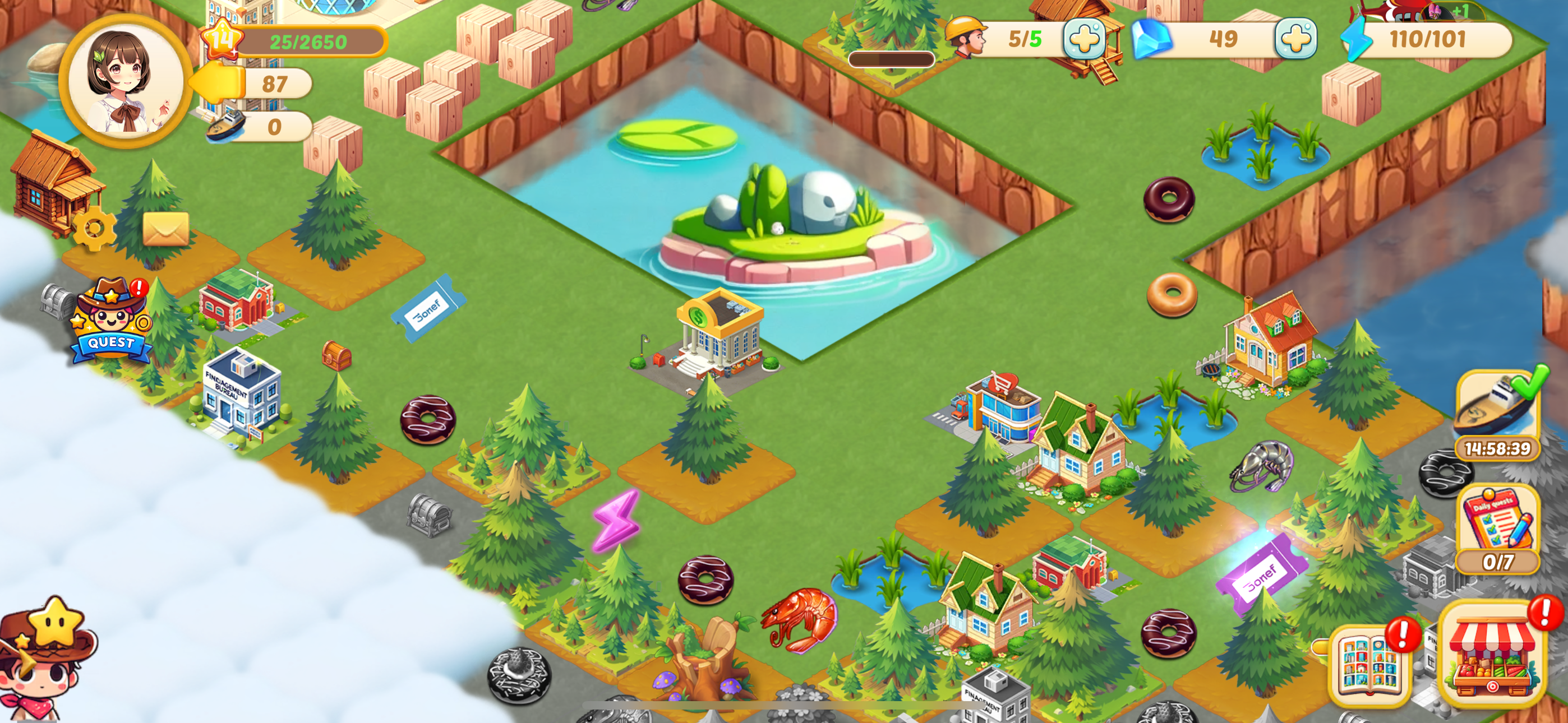 Merge Town - New World