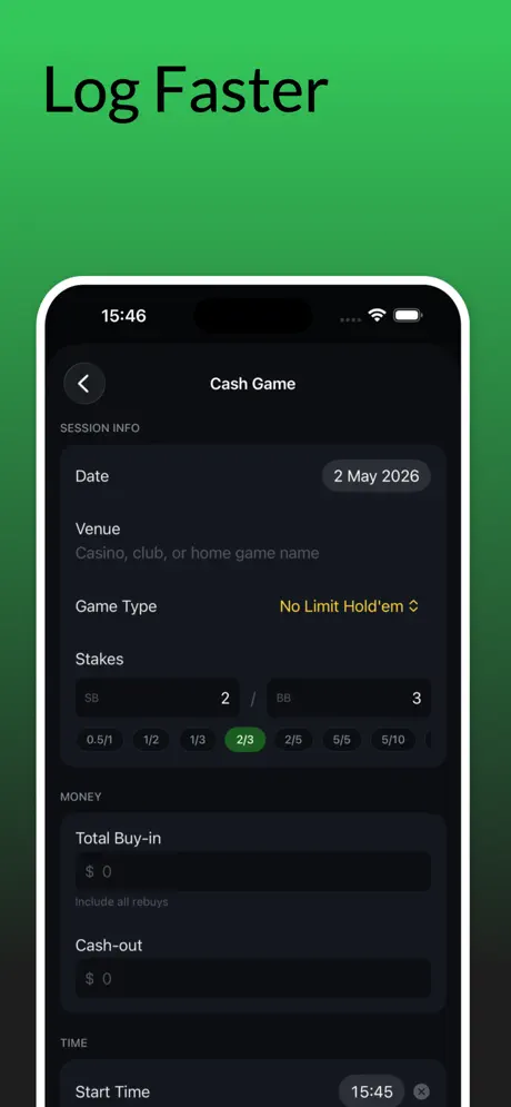 Poker Tracker: Bankroll Log — iPhone screenshot 5