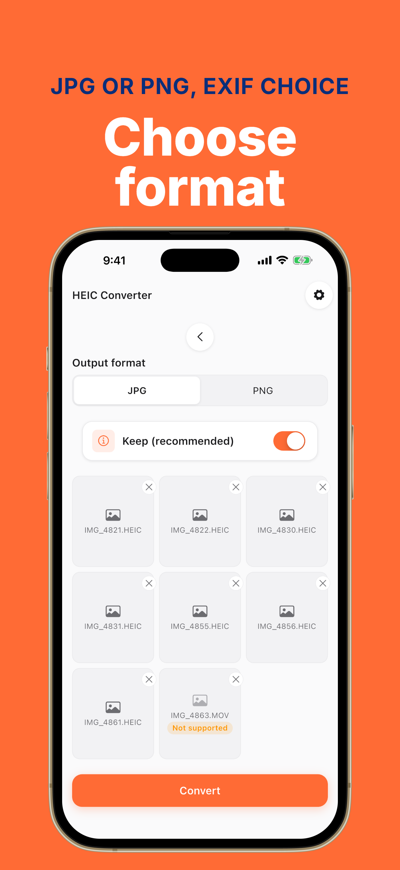 HEIC Converter: to JPG PNG screenshot 3
