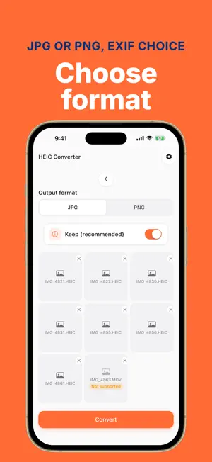 HEIC Converter: to JPG PNG screenshot 3