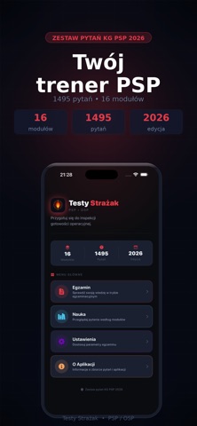 Testy Strażak PSP OSP App Store preview screenshot 1