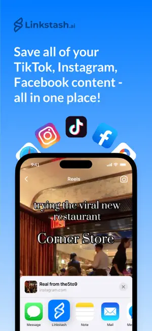 Linkstash.ai- Bookmark with AI screenshot 1