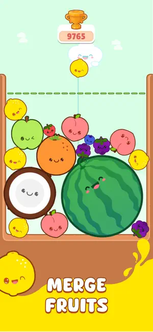 Fruit Merge : Match Fun screenshot 1
