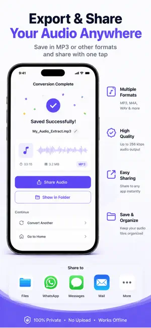 Video to MP3 Converter, Audio screenshot 4