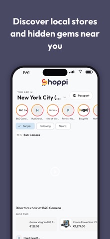 Shoppi: Shop like a Local iPhone screenshot