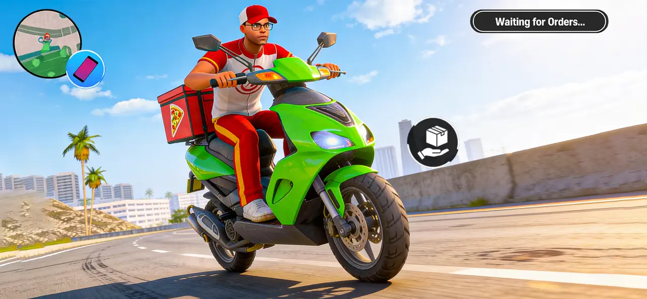 Screenshot #1 pour Food Hustle Delivery Game