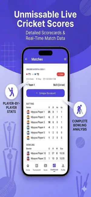 CricBid - Cricket Tournament screenshot 2