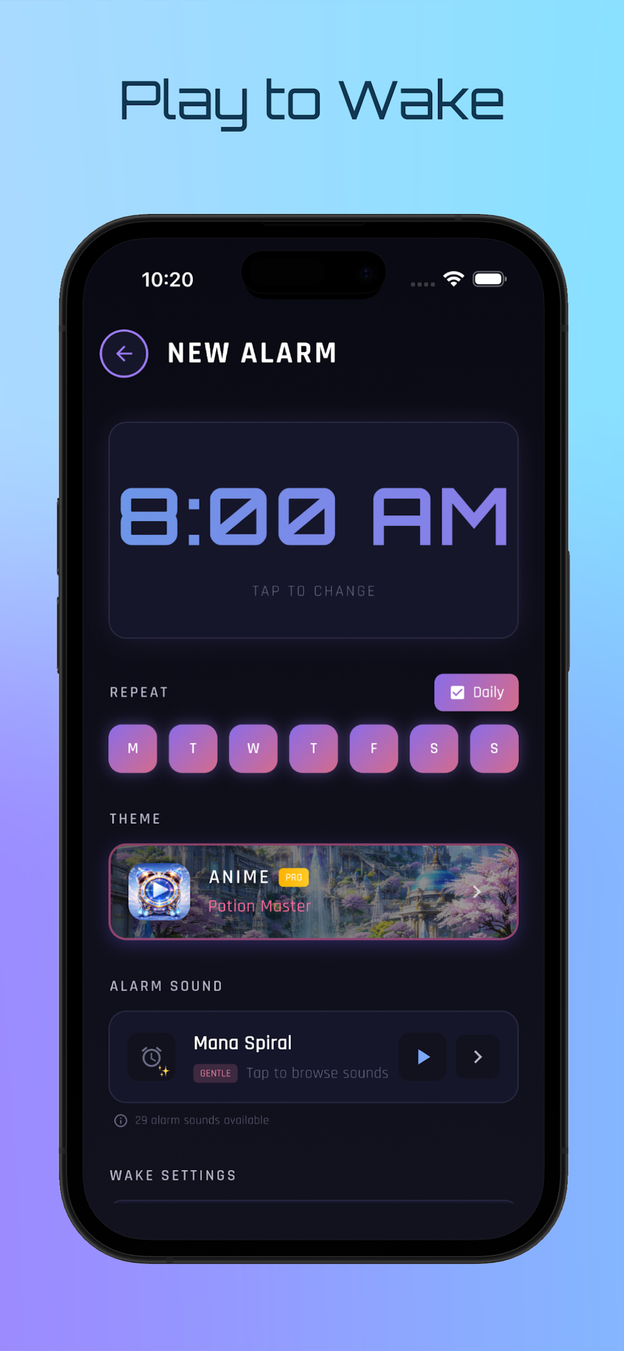 Wake Up or Lose: Alarm Clock