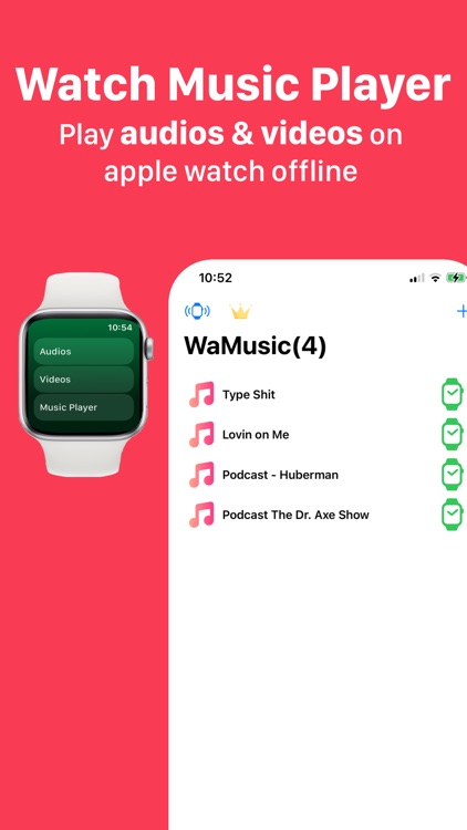 Watch Music Player - WaMusic screenshot-0