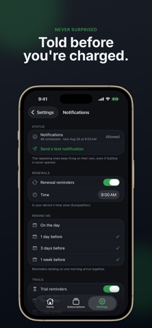 SubEye: Subscription Tracker Screenshot 5 of 7
