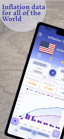 Inflation Compass iPhone screenshot