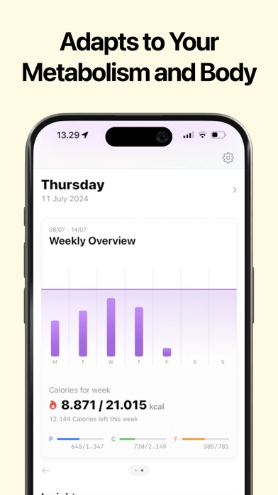 Crunchly | Calorie Tracker AI Screenshot