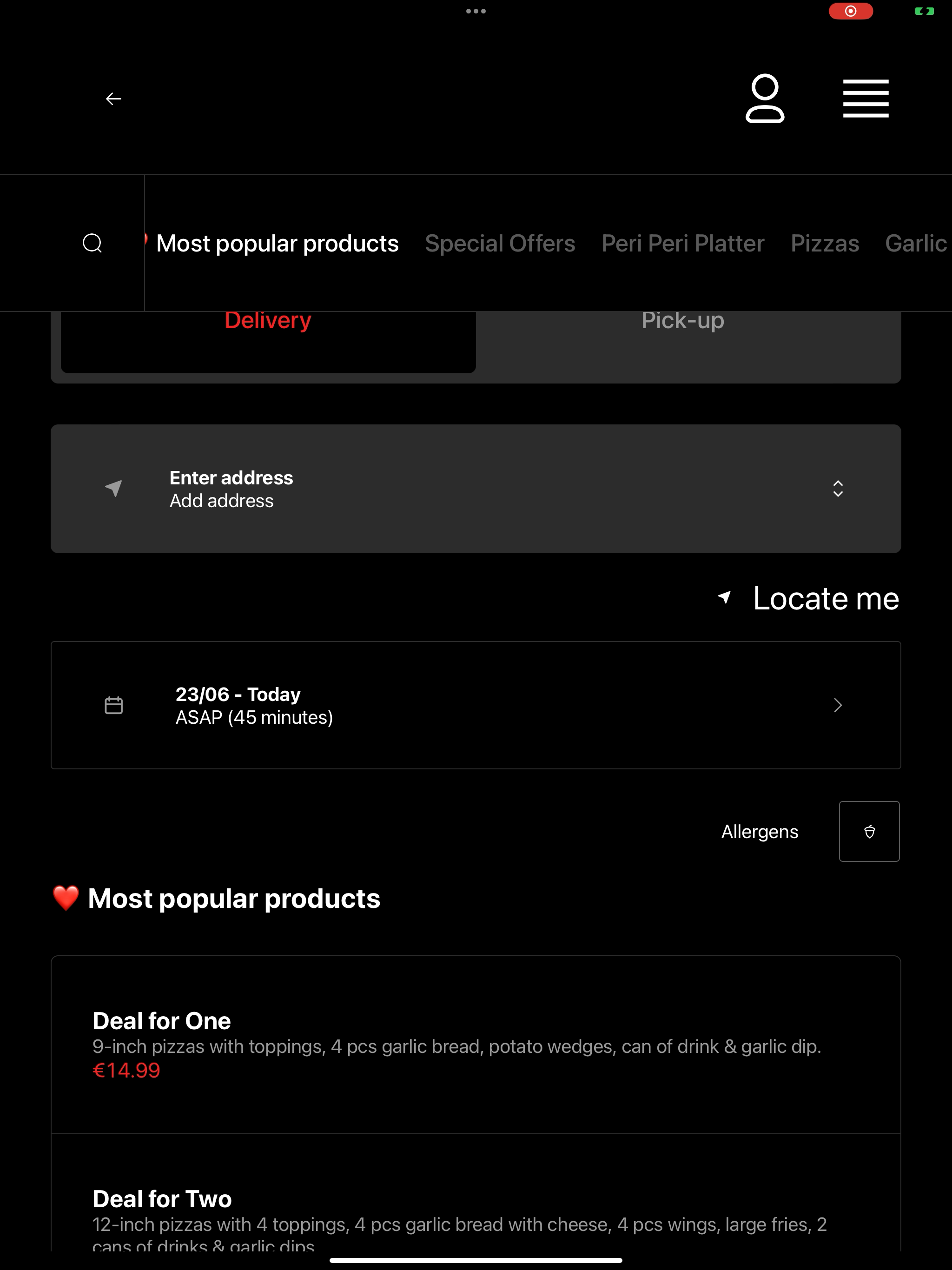 Quick Pizza and Peri Peri screenshot 13
