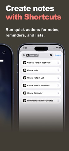 Simple Notes - YepNotes iPhone screenshot
