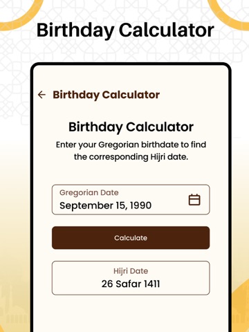 Islamic Hijri Calendar 2026 iPad screenshot 6