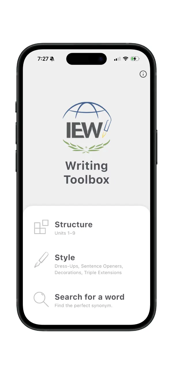 Screenshot #2 pour IEW Writing Toolbox