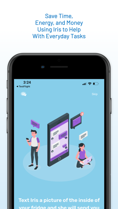 Iris AI Assistant iPhone screenshot 4 - Productivity app