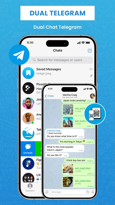 Messenger for Telegram Duo Web Screenshot