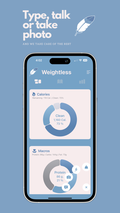 Weightless: Calorie Tracker Screenshot