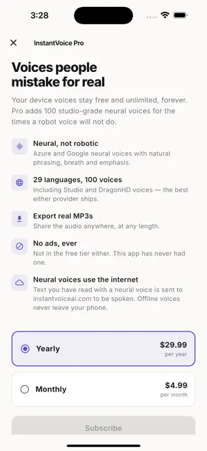 InstantVoice: Text to Speech screenshot 3