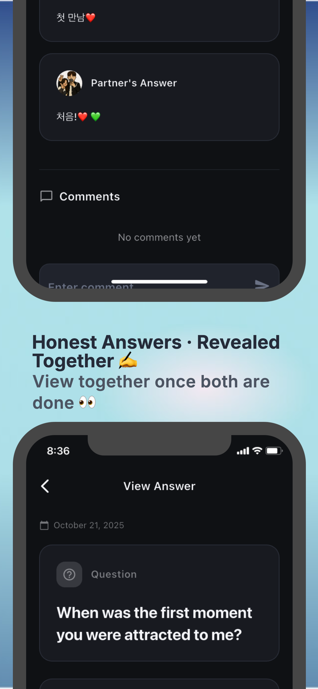 LoveZoom-Couple Question Diary