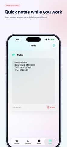 VAT Calculator % iPhone screenshot