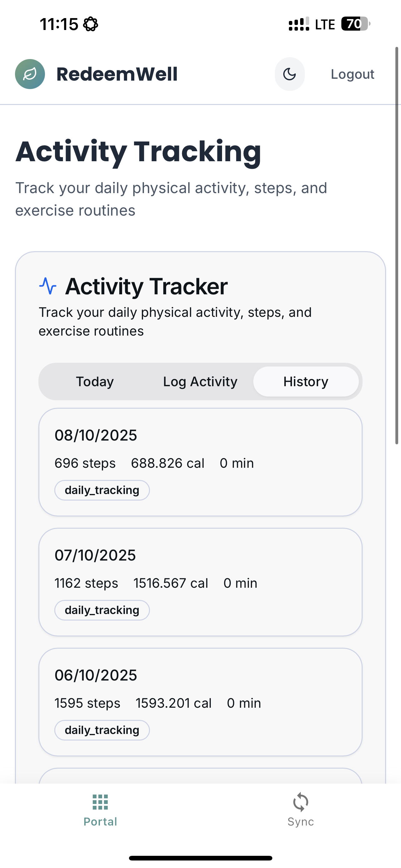 RedeemWellBeing screenshot 6